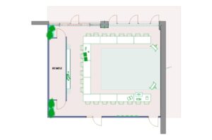 Anne Lise T Architecte Dinterieur Mios Amenagement Et Decoration Dune Salle De Reunion – Begles 9