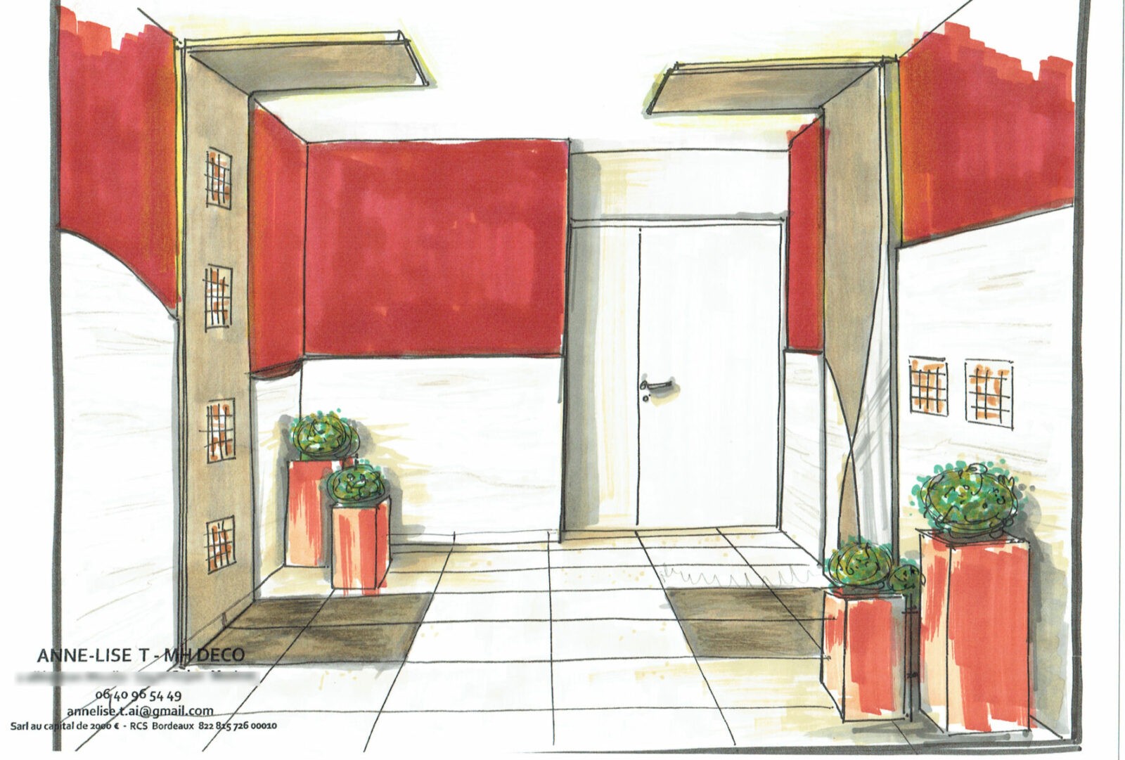 Anne Lise T Architecte Dinterieur Mios Decoration Des Espaces Communs Dun Immeuble De Bureaux – Marcheprime 1