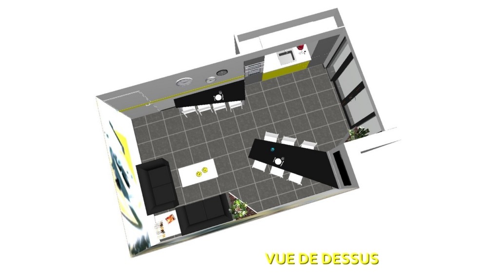 Anne Lise T Architecte Dinterieur Mios Decoration Et Agencement Dune Salle De Repas Et De Repos Dune Entreprise – Begles 6