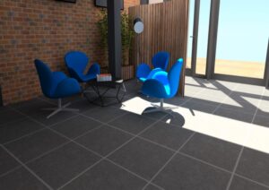 Anne Lise T Architecte Dinterieur Mios Relooking Du Hall Daccueil Dune Entreprise Et Creation Dun Espace Cafe – Begles 10