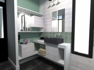 Anne Lise T Architecte Dinterieur Mios Transformation Dune Salle De Bains – Gujan Mestras 4